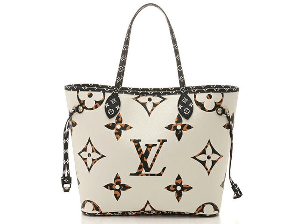 LOUIS VUITTON Neverfull Tote Bag Monogram Jungle